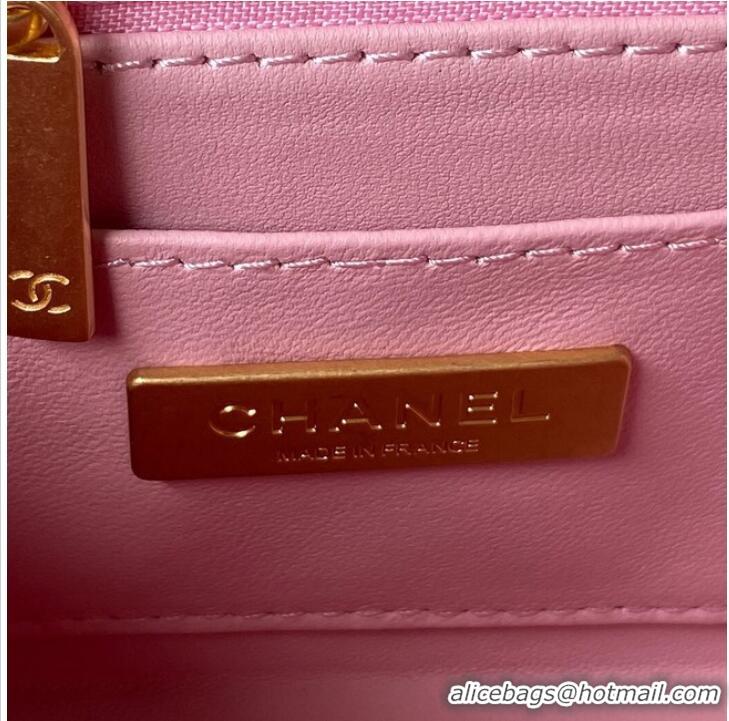 Top Grade CHANEL SMALL VANITY CASE AS3973 Pink