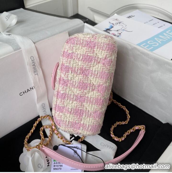 Top Grade CHANEL SMALL VANITY CASE AS3973 Pink