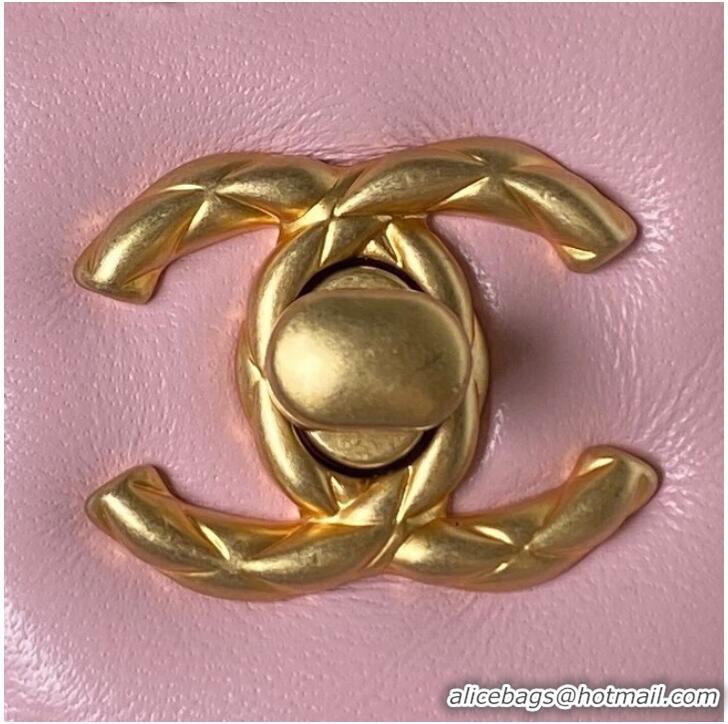 Top Grade CHANEL SMALL VANITY CASE AS3973 Pink