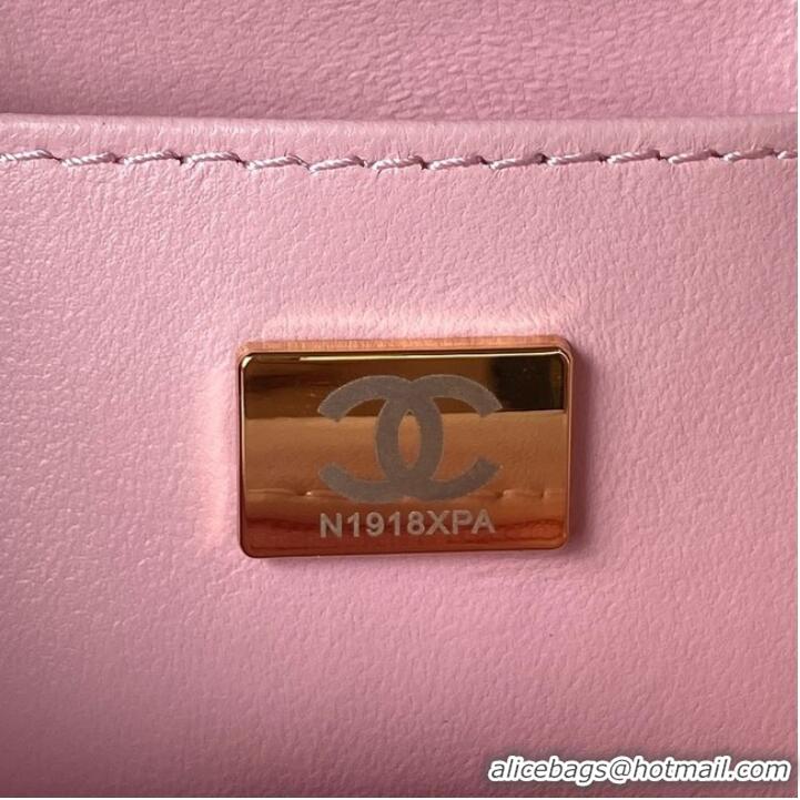 Top Grade CHANEL SMALL VANITY CASE AS3973 Pink