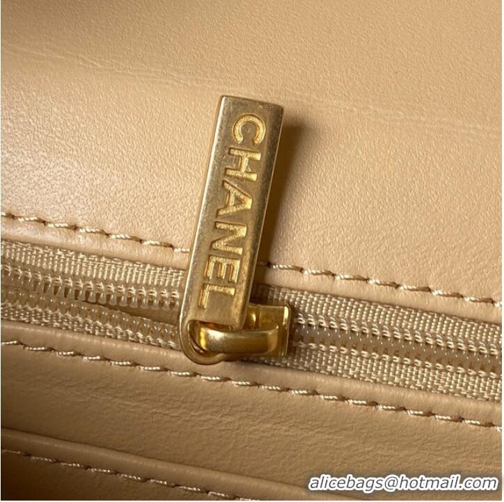 Good Product CHANEL SMALL VANITY CASE AS3973 Apricot