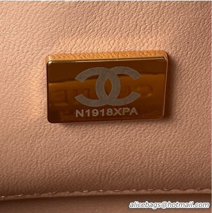 Good Looking CHANEL SMALL VANITY CASE Lambskin & Gold-Tone Metal AS3973 pink