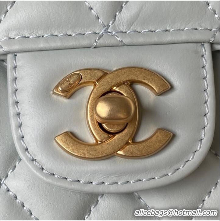 Top Quality Chanel SMALL FLAP BAG AS4051 LIGHT BLUE