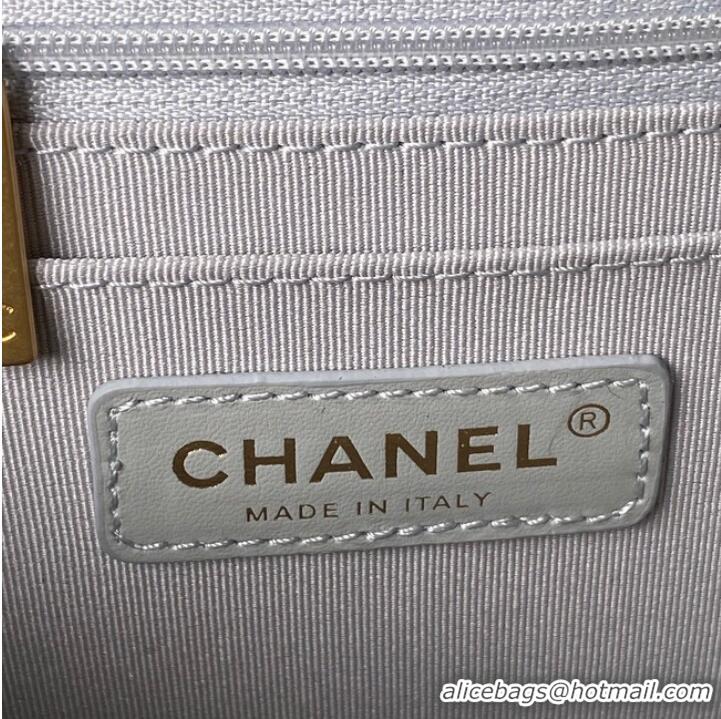 Top Quality Chanel SMALL FLAP BAG AS4051 LIGHT BLUE