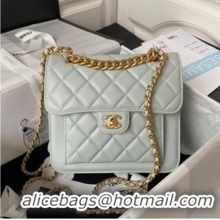 Reasonable Price Chanel SMALL FLAP BAG AS3932 LIGHT BLUE