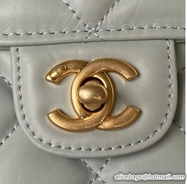 Reasonable Price Chanel SMALL FLAP BAG AS3932 LIGHT BLUE