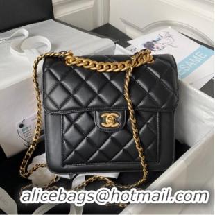 Famous Brand Chanel SMALL FLAP BAG AS3932 BLACK