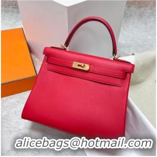 Buy Promotional Hermes BOX Leather KL28 red