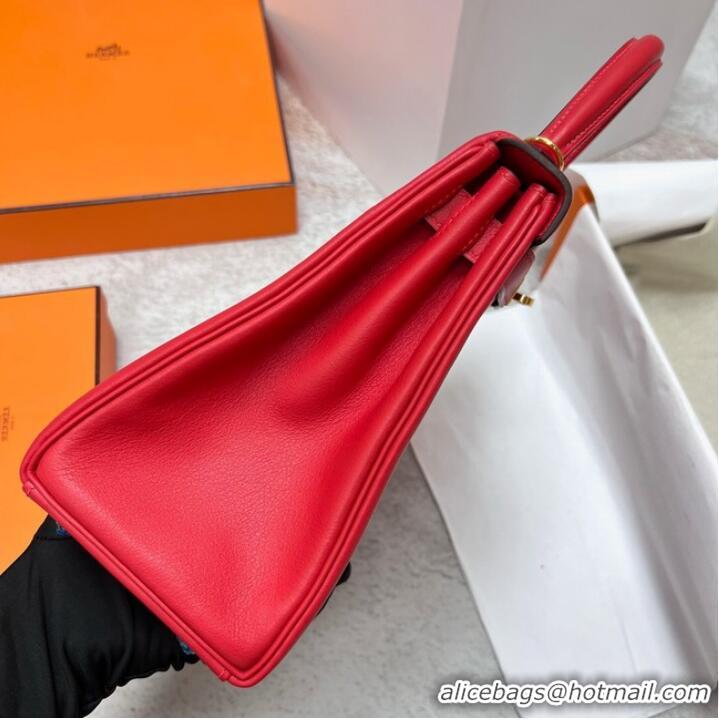 Buy Promotional Hermes BOX Leather KL28 red