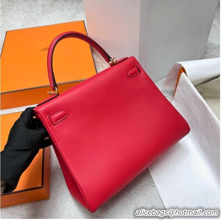 Buy Promotional Hermes BOX Leather KL28 red