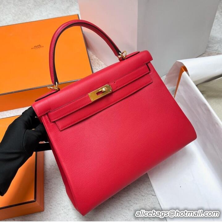 Buy Promotional Hermes BOX Leather KL28 red