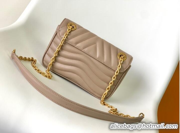 Luxury Cheap Louis Vuitton New Wave Chain Bag PM M20838 Taupe