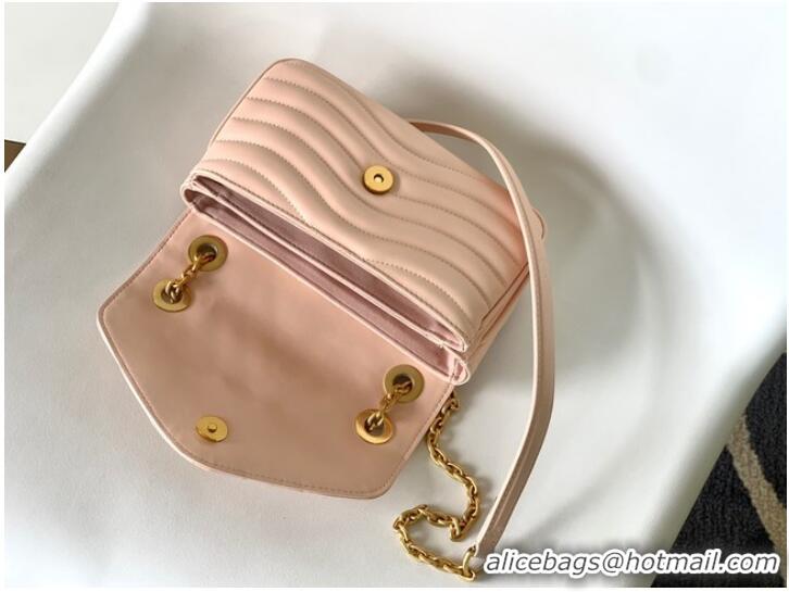 Good Product Louis Vuitton Monogram Empreinte New Wave Chain Bag PM M20838 Pink