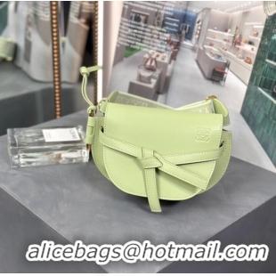 Most Popular Loewe small Crossbody Bags Original Leather 55662 light green