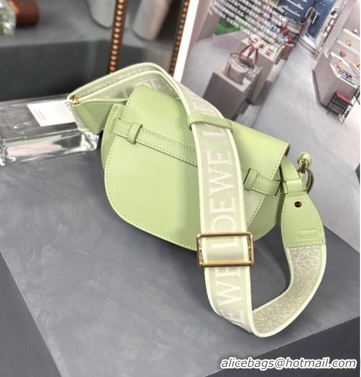 Most Popular Loewe small Crossbody Bags Original Leather 55662 light green