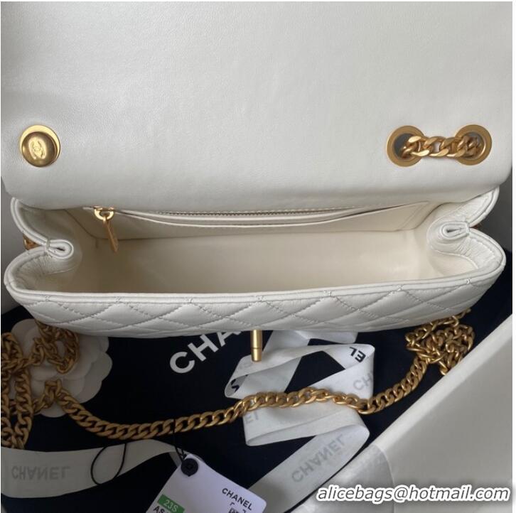 Grade Quality Chanel SMALL FLAP BAG AS4064 white