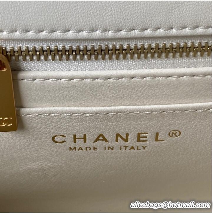 Grade Quality Chanel SMALL FLAP BAG AS4064 white