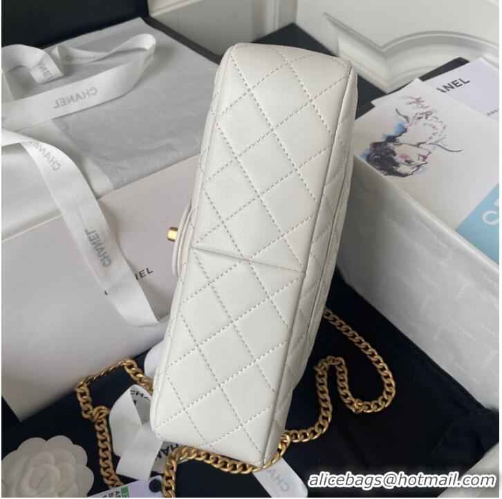 Grade Quality Chanel SMALL FLAP BAG AS4064 white