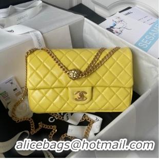 Reasonable Price Chanel SMALL FLAP BAG AS4064 yellow