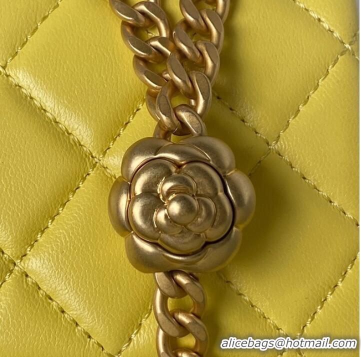 Reasonable Price Chanel SMALL FLAP BAG AS4064 yellow