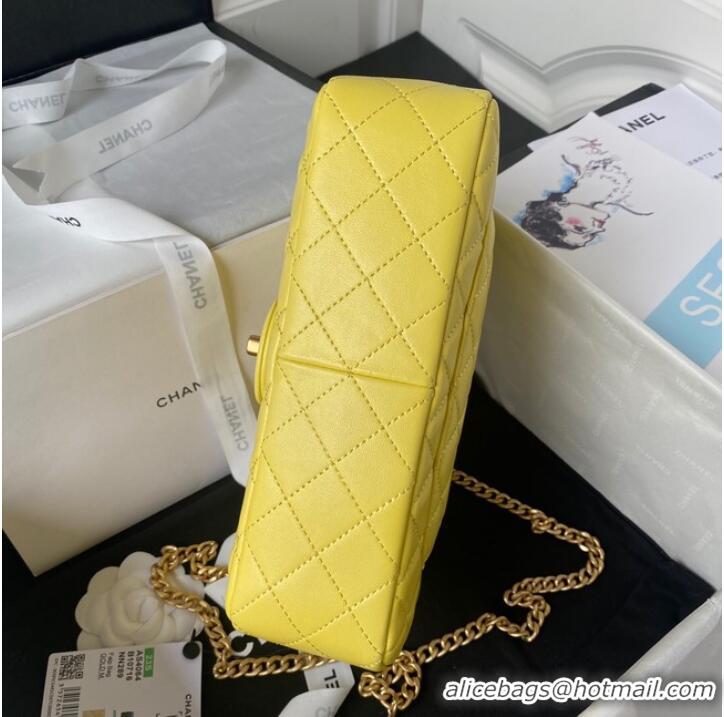 Reasonable Price Chanel SMALL FLAP BAG AS4064 yellow