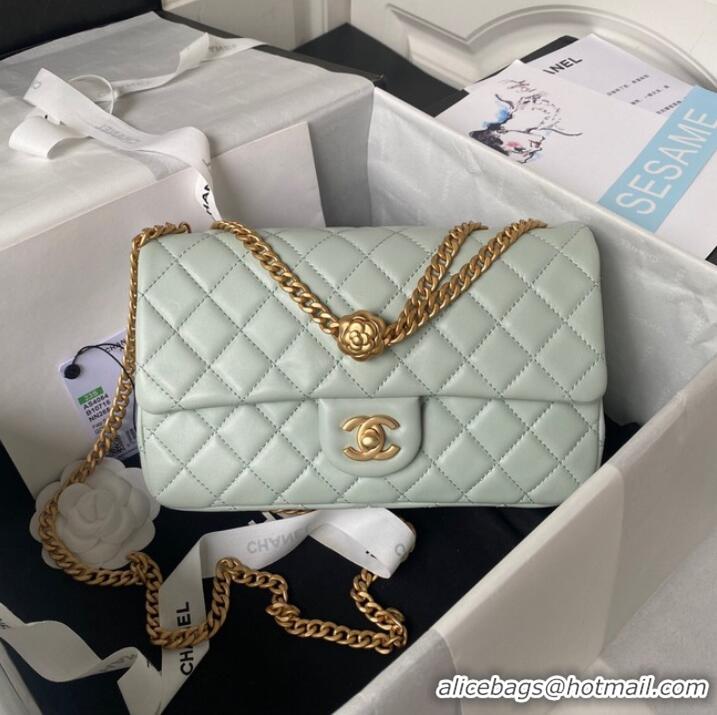 Buy Inexpensive Chanel SMALL FLAP BAG AS4064 light blue