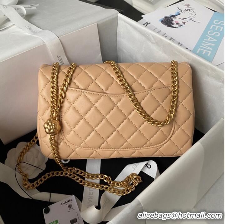 Good Product Chanel SMALL FLAP BAG AS4064 Apricot