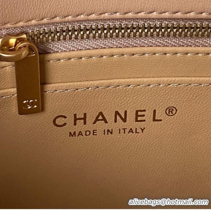 Good Product Chanel SMALL FLAP BAG AS4064 Apricot