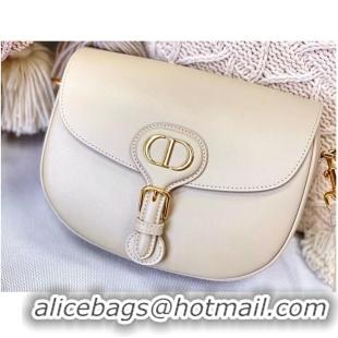 Good Product MEDIUM DIOR BOBBY BAG Box Calfskin M9319 Cream