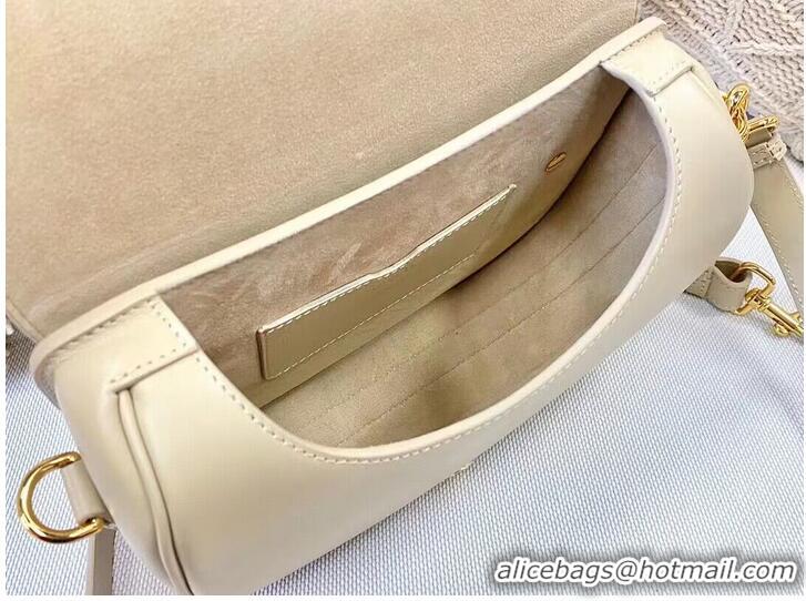 Good Product MEDIUM DIOR BOBBY BAG Box Calfskin M9319 Cream