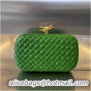 New Fashion Bottega Veneta Knot Clutch Bag 717622 Green