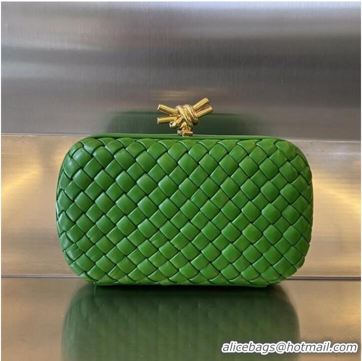 New Fashion Bottega Veneta Knot Clutch Bag 717622 Green