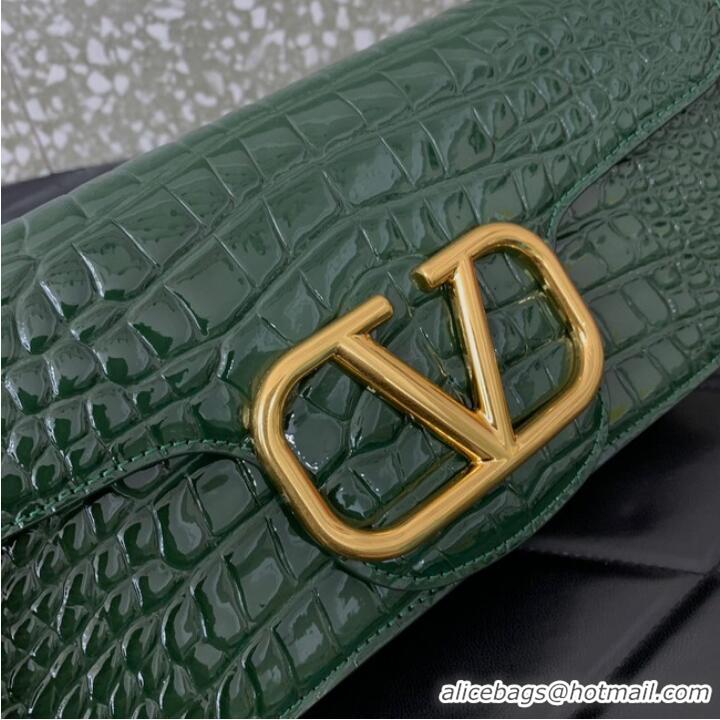 Reasonable Price VALENTINO GARAVANI Loco Calf leather bag 2A0K30 Green