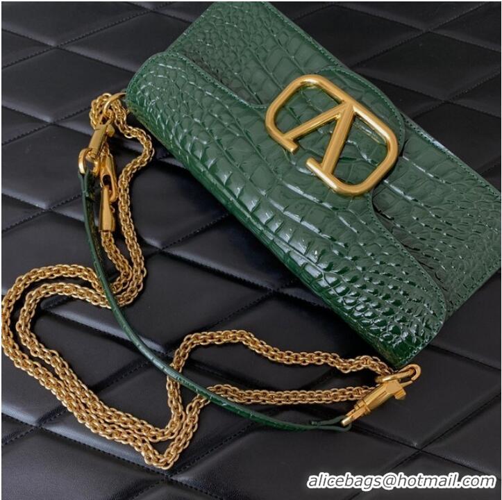 Reasonable Price VALENTINO GARAVANI Loco Calf leather bag 2A0K30 Green