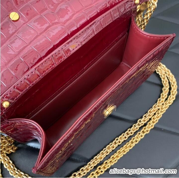 Good Product VALENTINO GARAVANI Loco Calf leather bag WA0K53 Wine