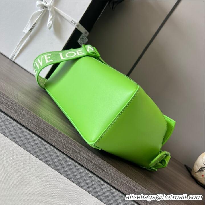 Reasonable Price Loewe Puzzle Bag Leather 052239 Green