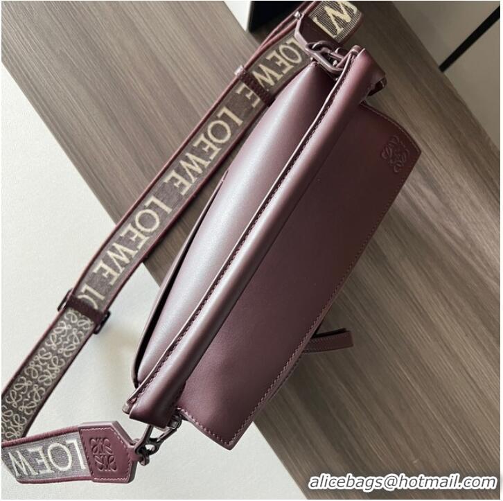 Buy Inexpensive Loewe Puzzle Bag Leather 052239 Wine