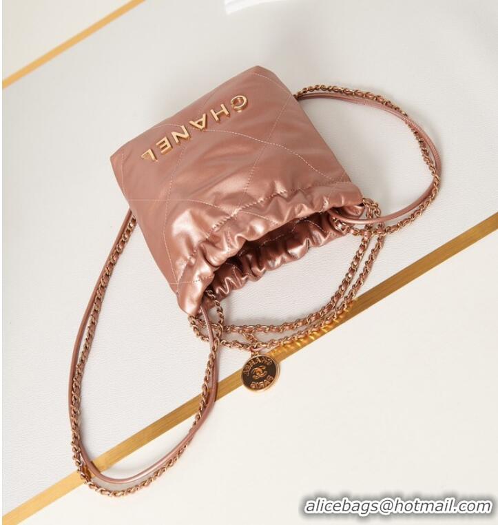 Trendy Design CHANEL 22 MINI HANDBAG AS3980 Copper