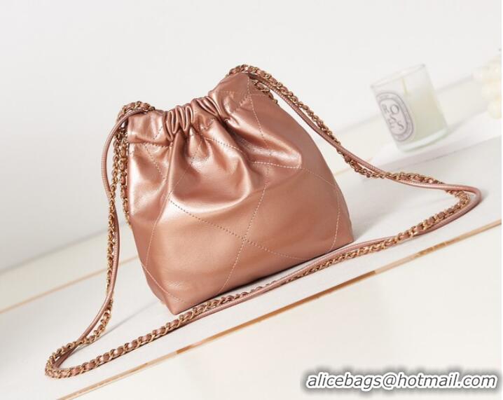 Trendy Design CHANEL 22 MINI HANDBAG AS3980 Copper