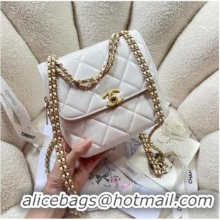 Affordable Price Chanel BACKPACK AS3884 White