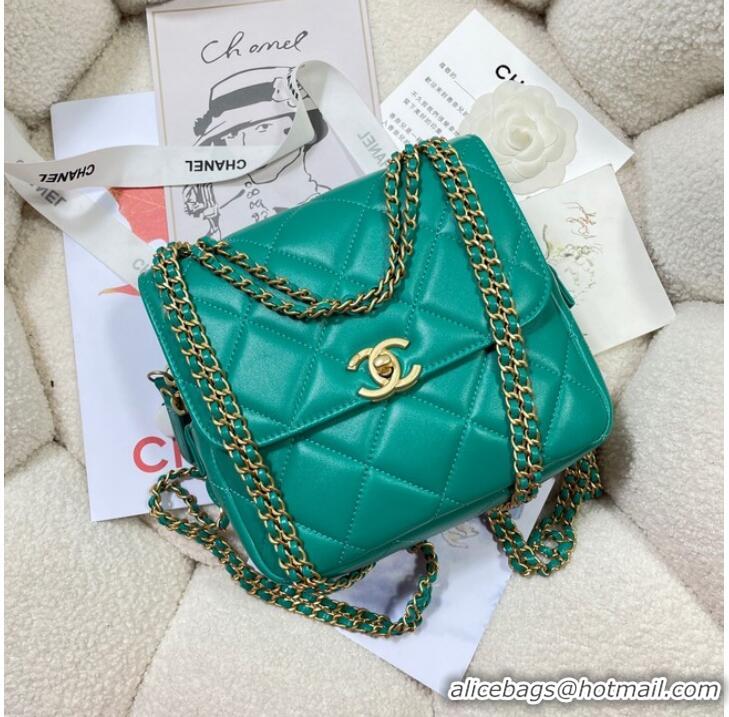 Top Quality Chanel BACKPACK AS3884 Green