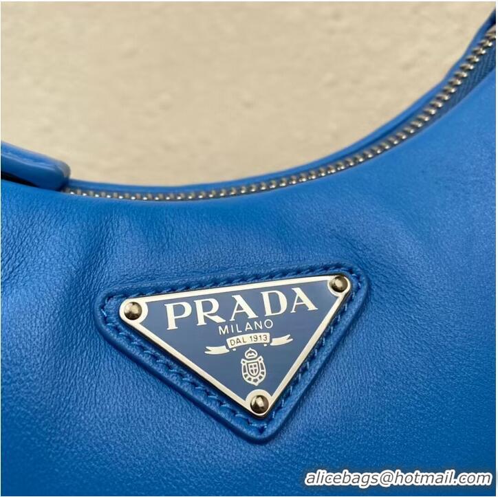 Reasonable Price Prada Padded nappa-leather Re-Edition 2005 shoulder bag 1BH204 blue