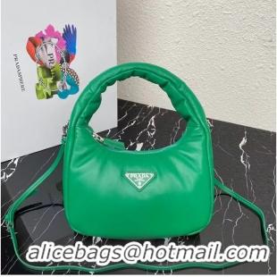 Well Crafted Prada Soft padded nappa leather mini-bag 1BA384 green