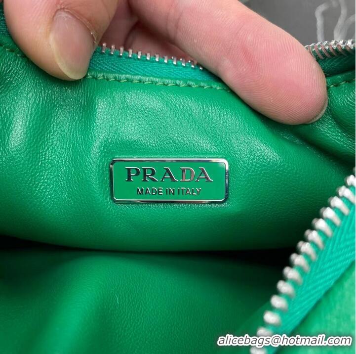 Well Crafted Prada Soft padded nappa leather mini-bag 1BA384 green