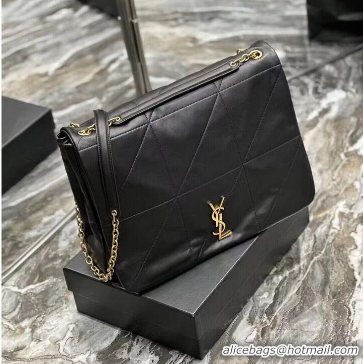 Promotional SAINT LAURENT KATE MEDIUM REVERSIBLE CHAIN BAG IN SUEDE AND SMOOTH LEATHER Y855822 black