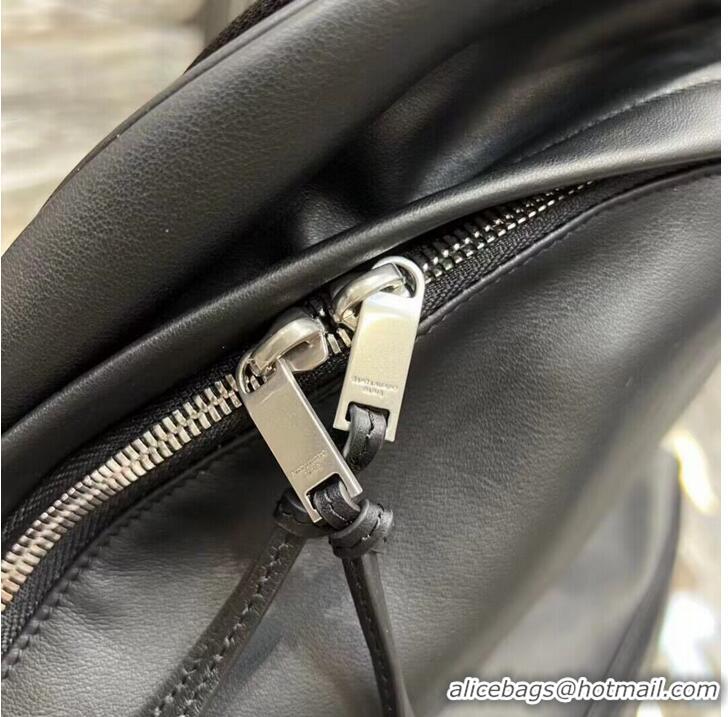 Trendy Design SAINT LAURENT LEATHER large knapsack A886653 black