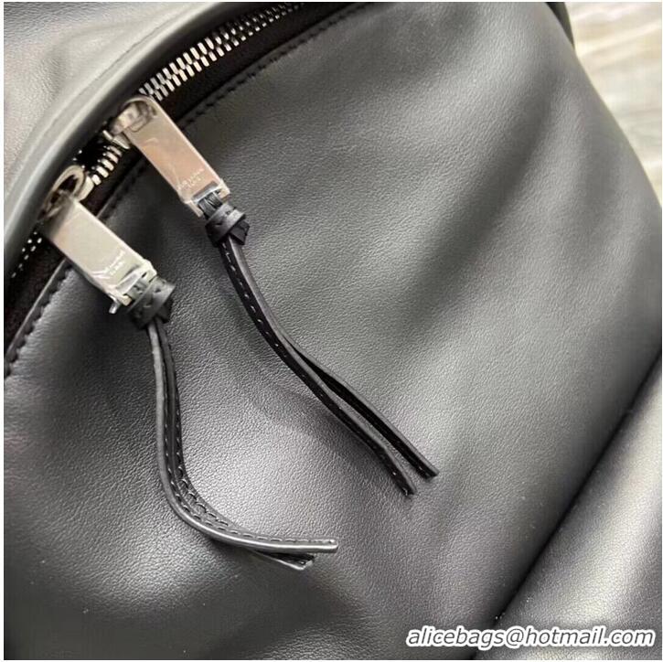 Famous Brand SAINT LAURENT LEATHER small knapsack Y886654 black