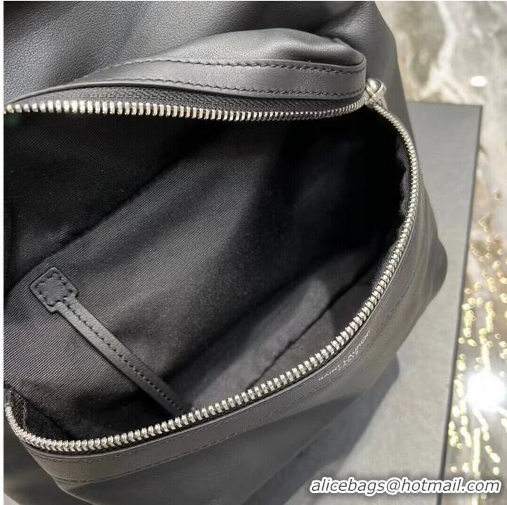 Famous Brand SAINT LAURENT LEATHER small knapsack Y886654 black