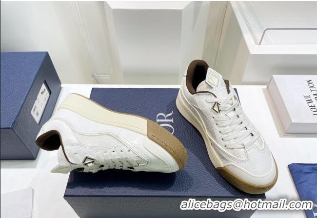 Sumptuous Dior B713 Cactus Jack Sneakers in Leather and Mesh White 2100978