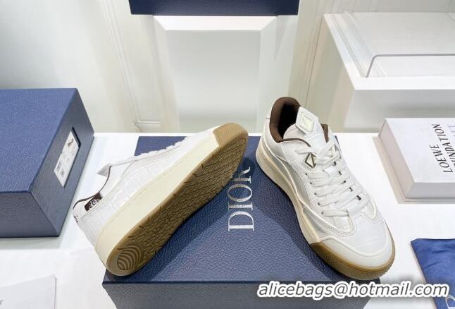 Sumptuous Dior B713 Cactus Jack Sneakers in Leather and Mesh White 2100978